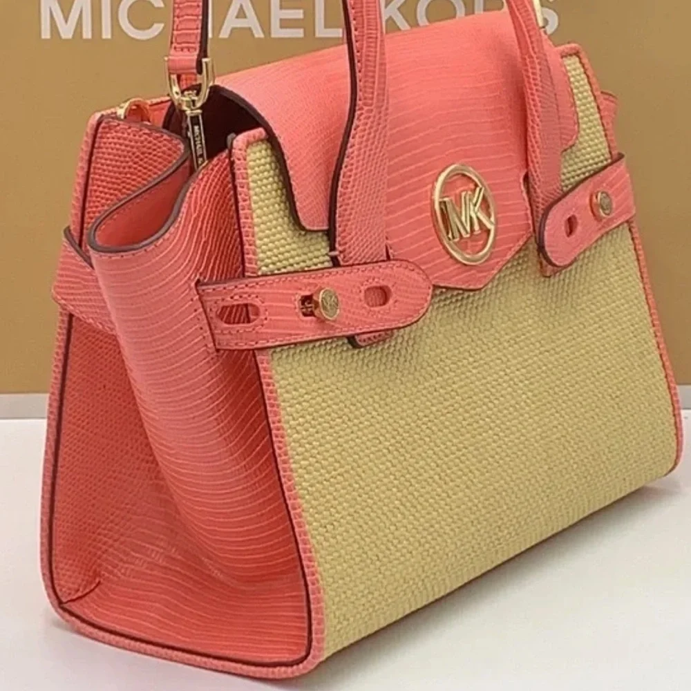 ⚠️HOLIDAY SALE ⚠️ MICHAEL KORS CARMEN MEDIUM FLAP SATCHEL GRAPEFRUIT
NWT - Picture 6 of 14